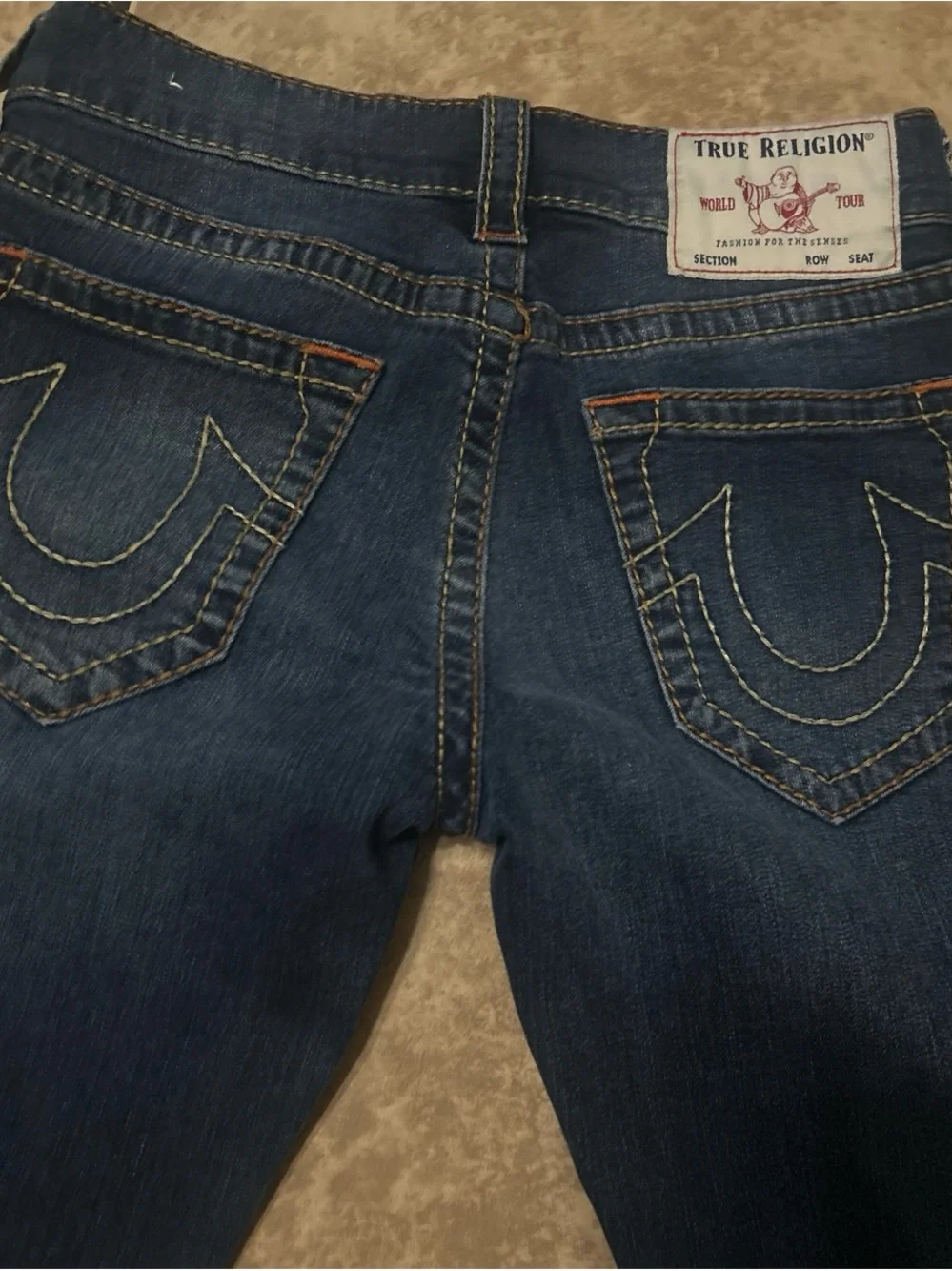 True religion Dark Blue men Slim Jeans size 29x32